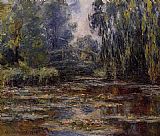 The Water-Lily Pond and Bridge by Claude Monet